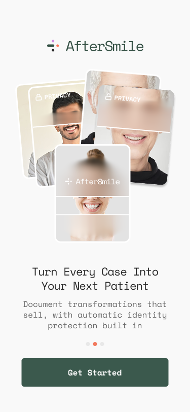 AfterSmile App Screenshot
